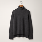Women’s Cashmere Blend Roll-Neck Jumper – Soft Knit for Autumn and Winter