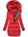 Women’s Plush-Lined Puffer Coat – Fitted Hooded Layer for Deep Winter Wear
