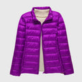 Purple Stand-up Collar