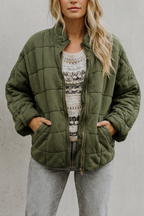Quilted comfort | Everyday women’s jacket - Dark Green
