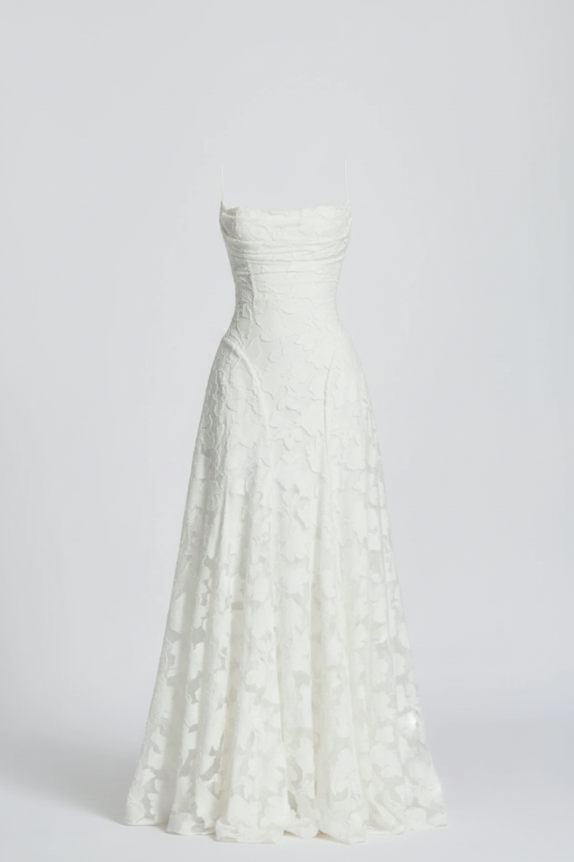 Women’s Lace Evening Maxi Dress Elegant Formal Occasion Gown