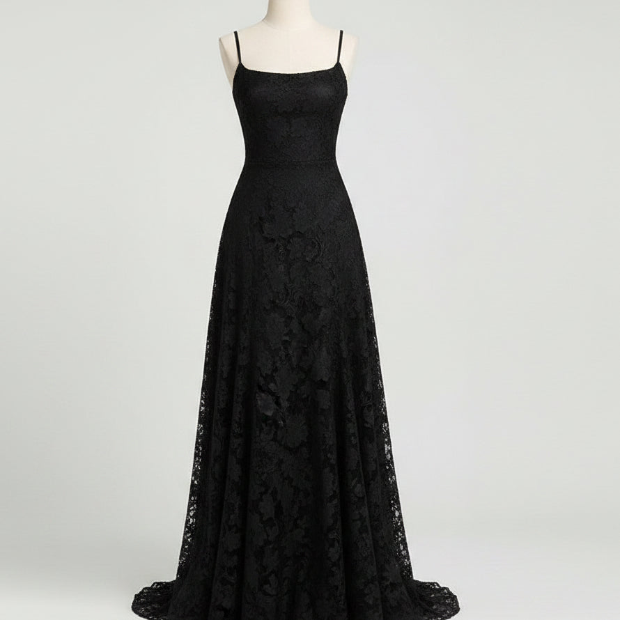 Women’s Lace Evening Maxi Dress Elegant Formal Occasion Gown
