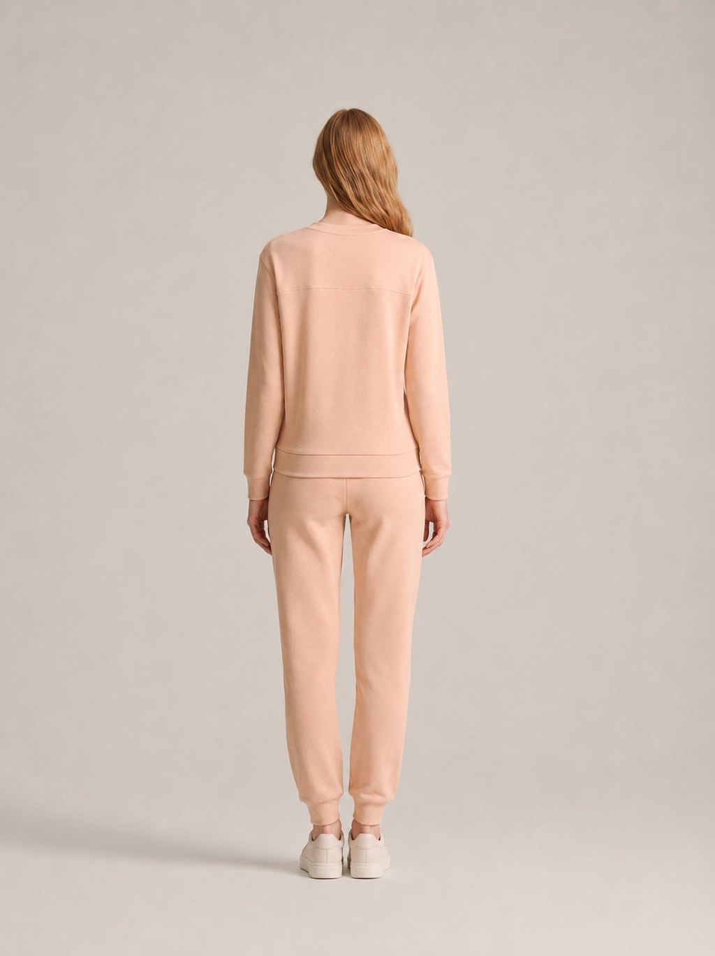 Women’s Thermal Lounge Set – Long-Sleeve Sweatshirt with Fleece-Lined Joggers for Cold-Weather Layering and Home Wear