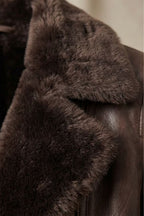 Shearling-lined elegance | Leather jacket