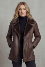 Shearling-lined elegance | Leather jacket
