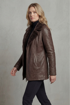 Shearling-lined elegance | Leather jacket