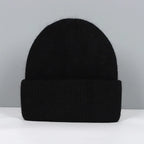 Women’s Soft Knit Beanie – Cashmere Rabbit-Fur Blend Winter Hat for Autumn and Winter Wear