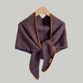 Women’s Soft Wool-Blend Triangle Scarf – Warm Printed Wrap for Autumn and Winter Everyday Layering