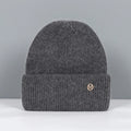 Women’s Soft Knit Beanie – Cashmere Rabbit-Fur Blend Winter Hat for Autumn and Winter Wear