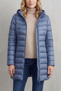 Featherlight warmth | Hooded down jacket - Blue