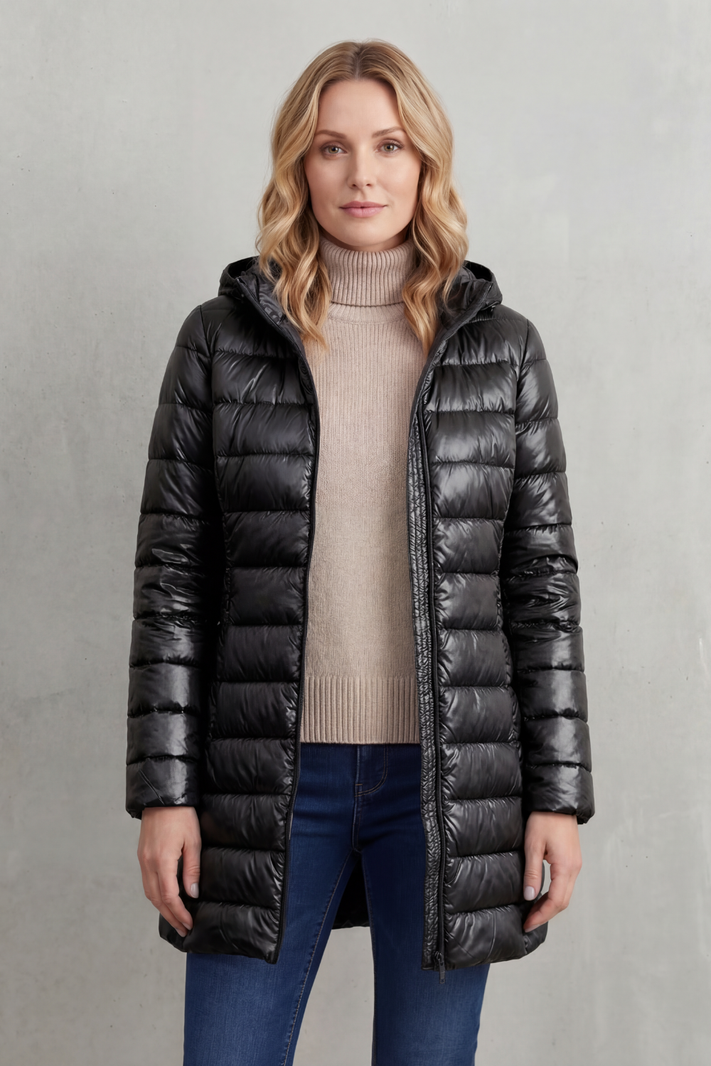 Featherlight warmth | Hooded down jacket