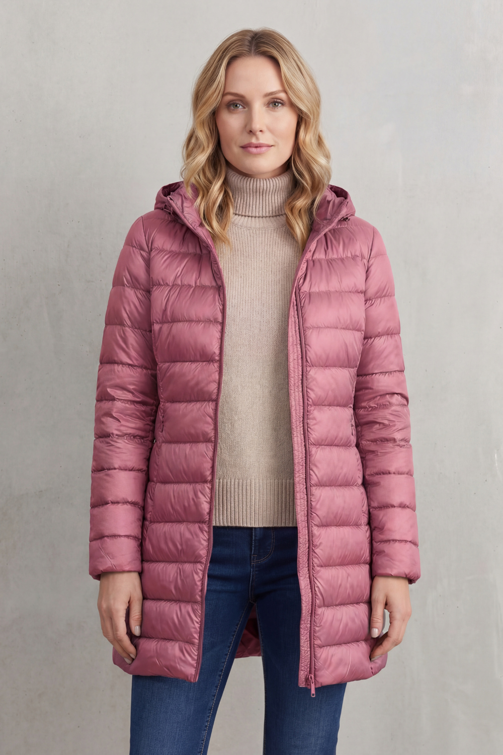 Featherlight warmth | Hooded down jacket