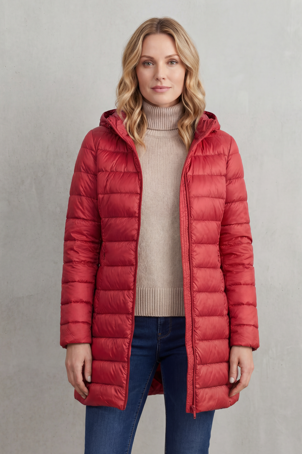 Featherlight warmth | Hooded down jacket