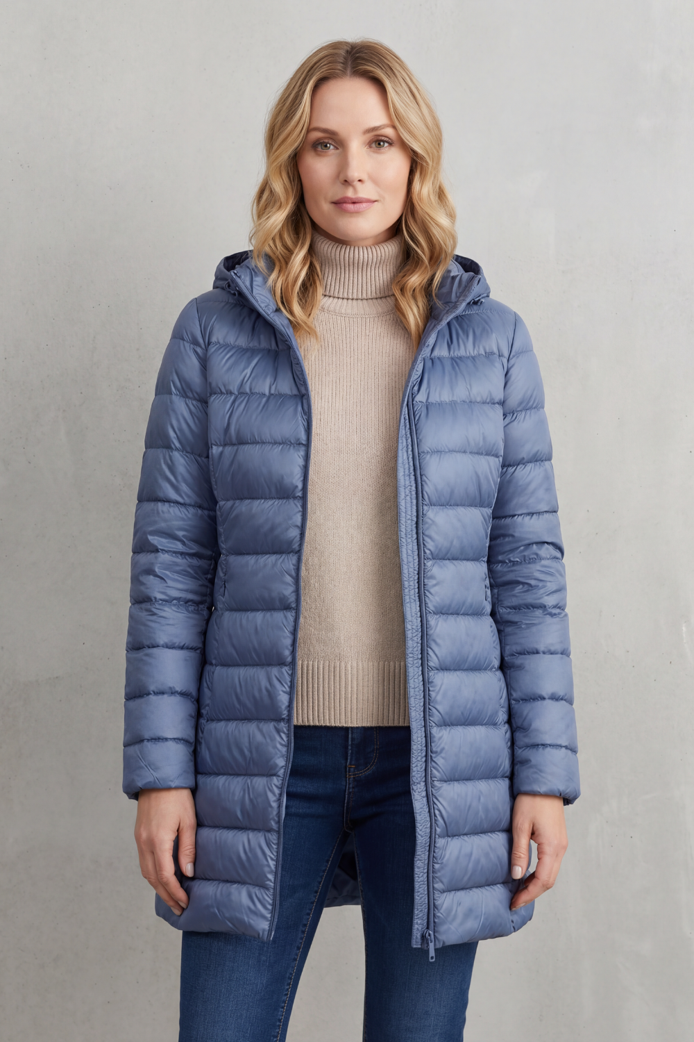 Featherlight warmth | Hooded down jacket