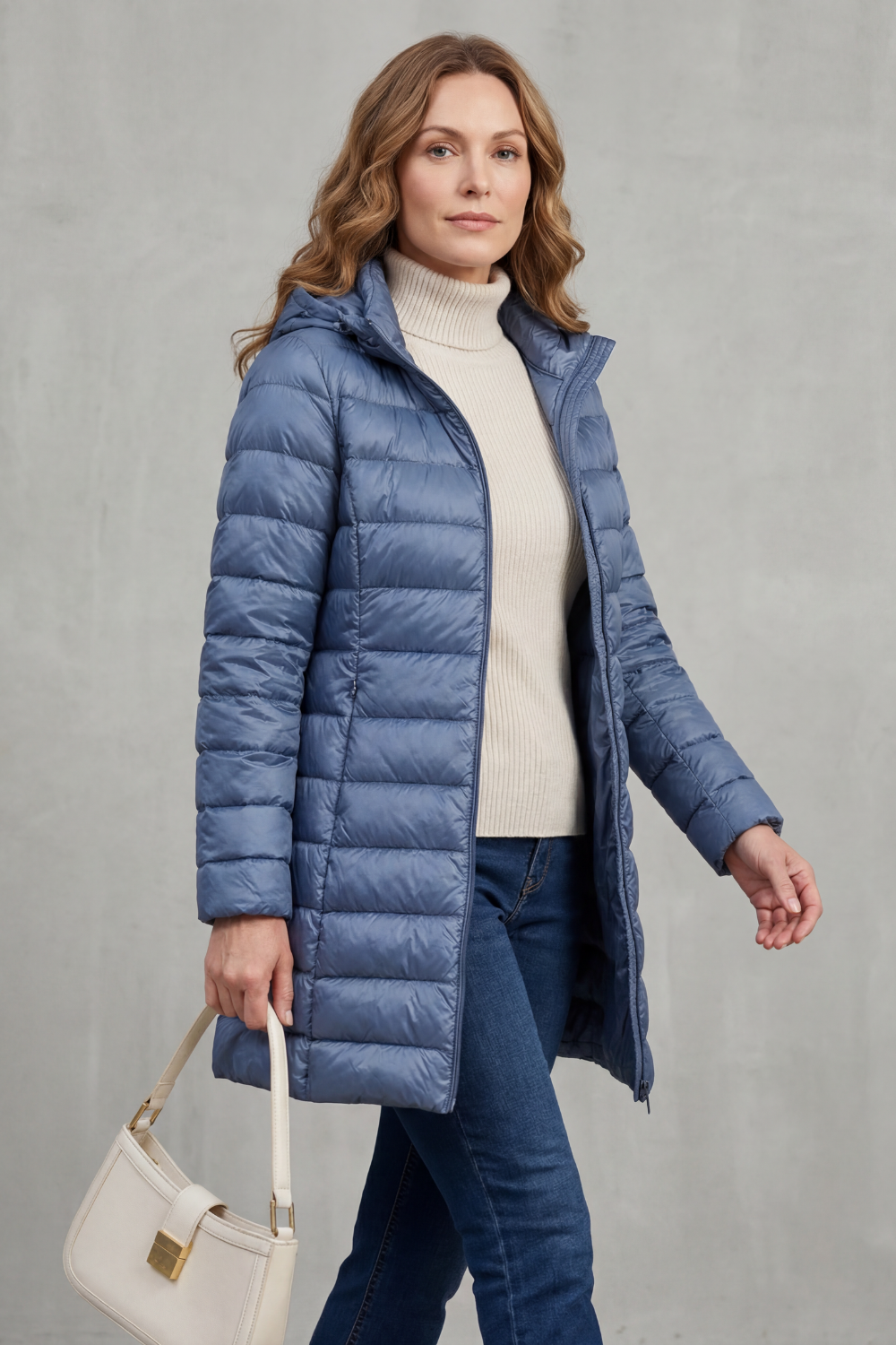 Featherlight warmth | Hooded down jacket