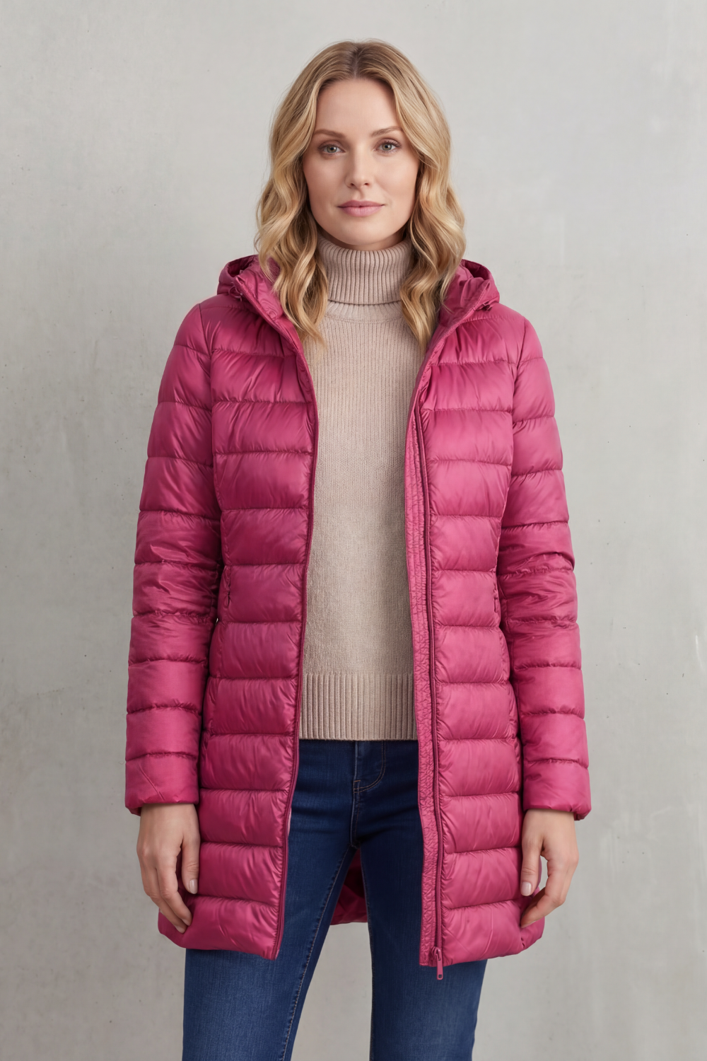 Featherlight warmth | Hooded down jacket