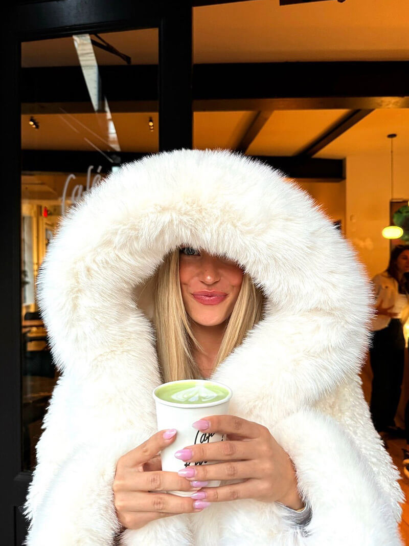 Women's Faux Fur Oversized Hooded Coat Warm Winter