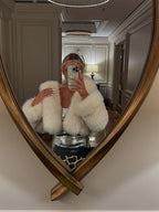 Women's Faux Fur Oversized Hooded Coat Warm Winter