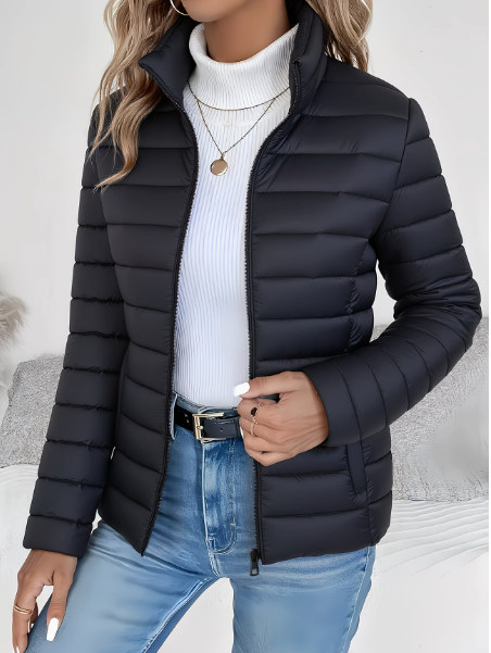 Women’s Lightweight Quilted Jacket – Water-Repellent Tailored Layer for Transitional Weather