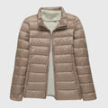 Khaki Stand-up Collar