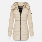 Valmonti | Women’s Puffer Quilted Slim Mid-Length Jacket