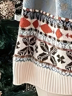 Women's Fair Isle Jumper with Snowflake Pattern