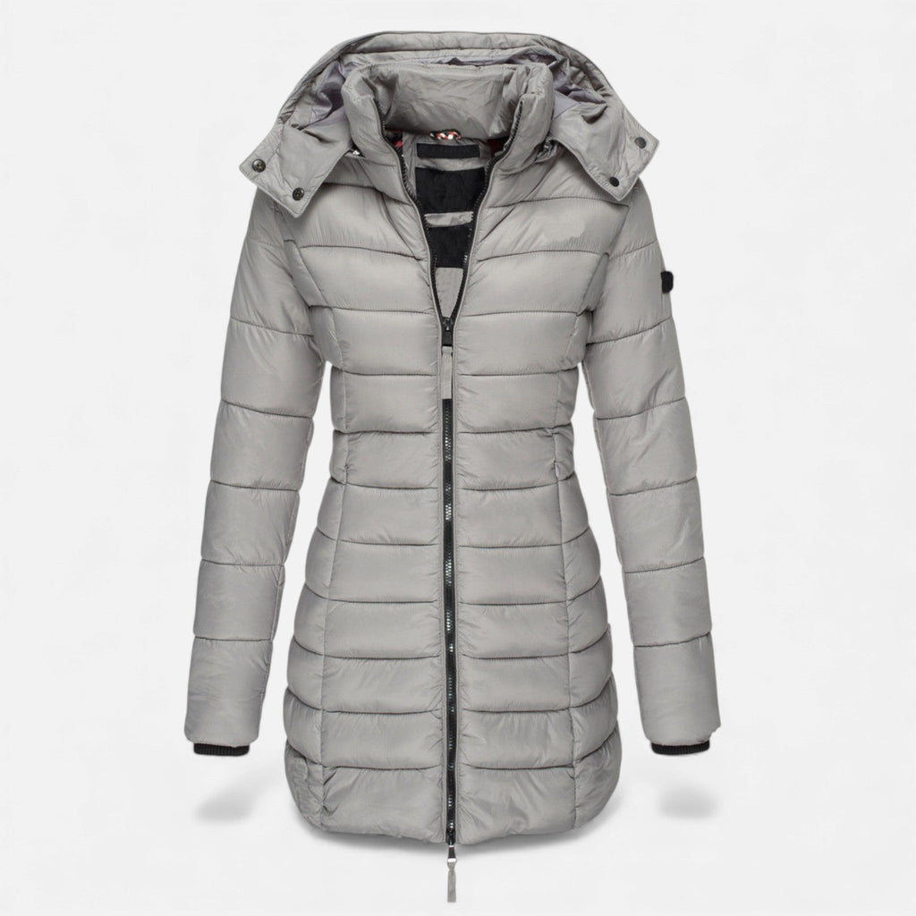 Valmonti | Women’s Puffer Quilted Slim Mid-Length Jacket