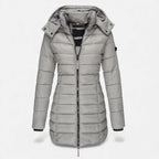 Valmonti | Women’s Puffer Quilted Slim Mid-Length Jacket