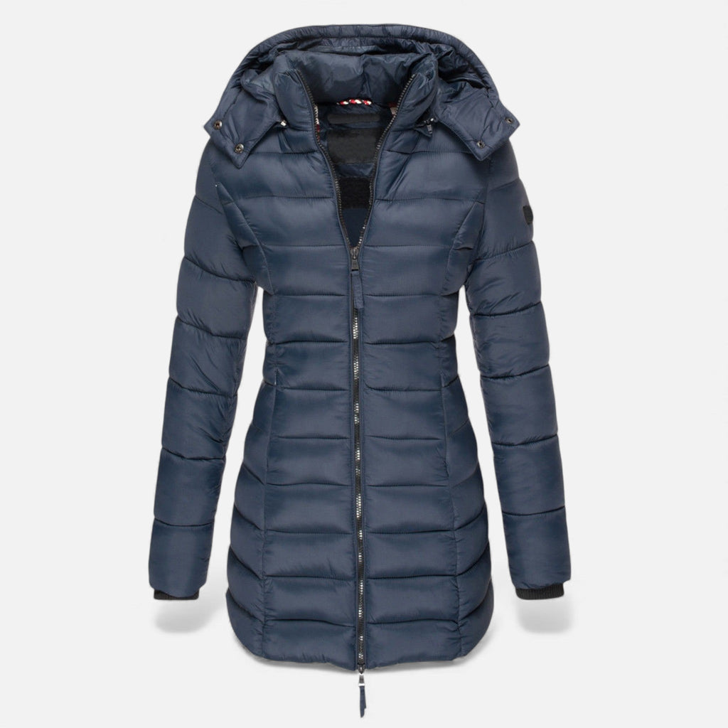 Valmonti | Women’s Puffer Quilted Slim Mid-Length Jacket