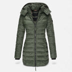 Valmonti | Women’s Puffer Quilted Slim Mid-Length Jacket