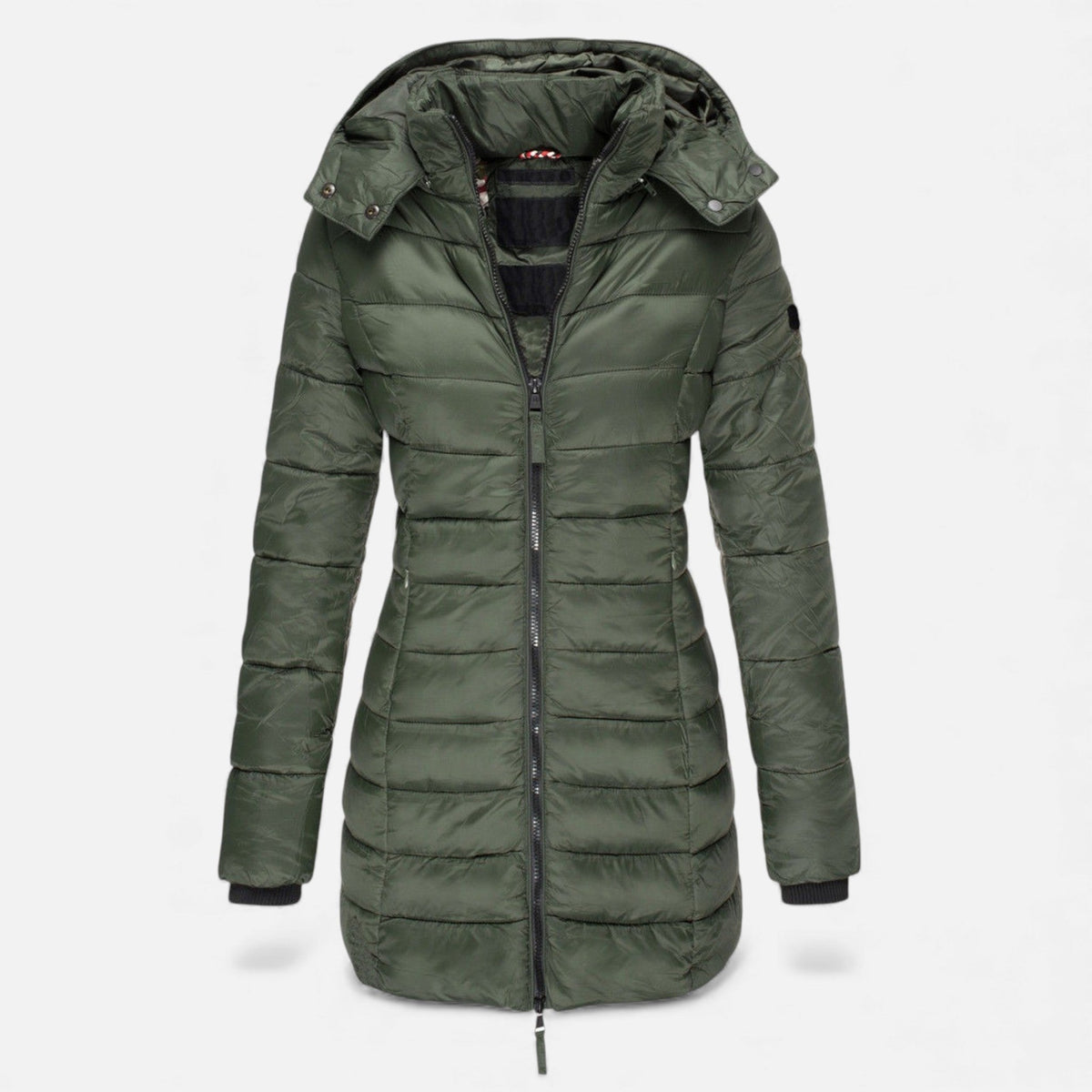 Valmonti | Women’s Puffer Quilted Slim Mid-Length Jacket
