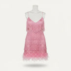 Women’s Sequin Spaghetti Strap Cocktail Dress Elegant Fitted Party Wear Evening Glamour