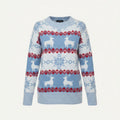 Women’s Reindeer Fair Isle Sweater – Cosy Christmas Knit for Winter Wear